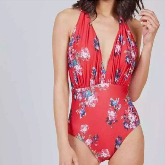 Modcloth Other - Modcloth Lauren Plunge swimsuit